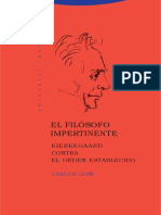 Goñi, Carlos - El filósofo impertinente. Kierkegaard contra el orden establecido.pdf