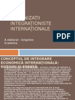 Organizații Integraționiste Internaționale