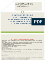 A Importância Da Afetividade Na Aprendizagem.