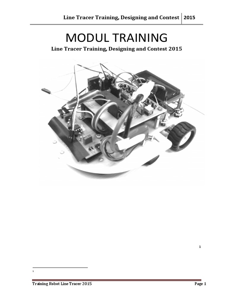 Line Tracer Robot Training Guide 2015 | PDF