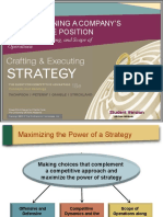 Strengthening A Company'S Competitive Position: Strategic Moves, Timing, and Scope of Operations