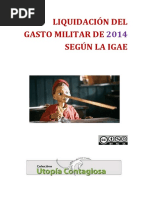 Liquidación Del Gasto Militar de 2014