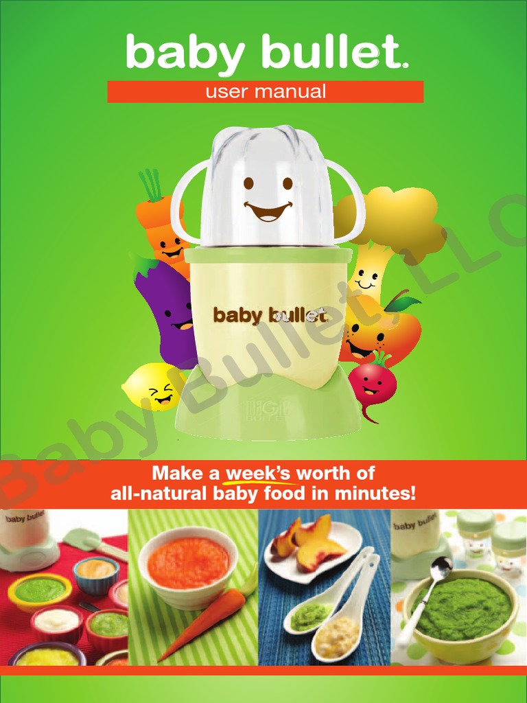 User manual NutriBullet Baby Turbo Steamer (English - 44 pages)