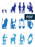 FreeVector Zodiac Signs Silhouettes