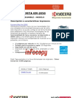 Toner Original para Kyocera Mita KM-2050