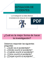 Investigación de Accidentes