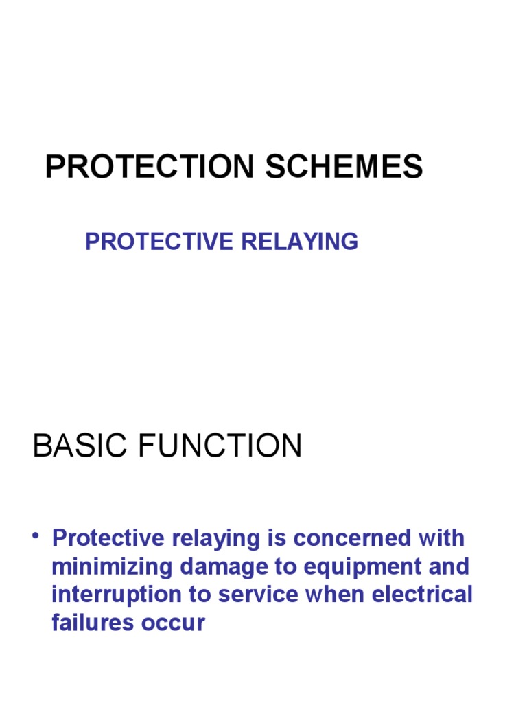Transformer Protection Schemes | PDF | Relay | Electric Power System