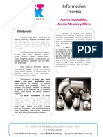 Aceros Inoxidables Aceros Aleados y Alloys - R PDF