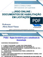 Aula 1 Projeções Curso EAD Documentos de Habilitação