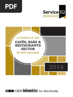 Service IQ - NZ Cafes-Bars-Restaurants Sector 2014