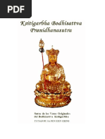 Sutra de Los Votos Originales Del Bodhisattva Ksitigarbha