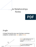 Angle Relationships Notes