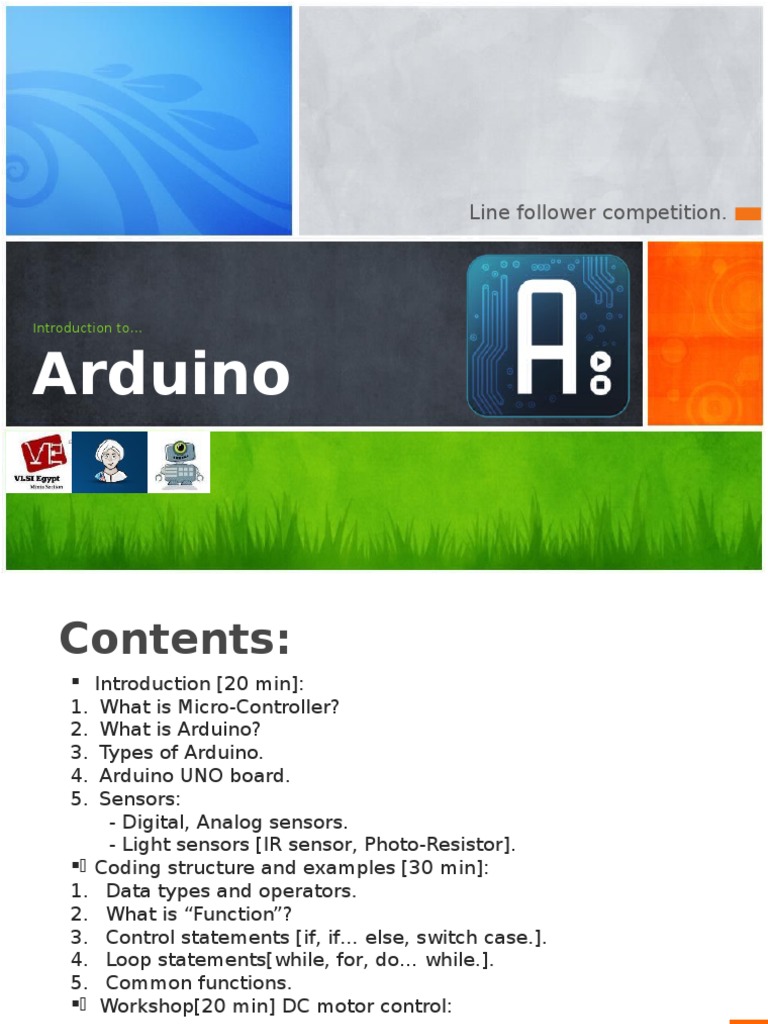 arduino paper presentation ppt