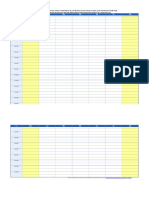 Horario Horizontal Semanal 24 Horas