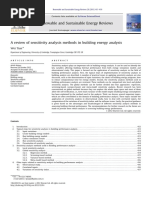 Tian - 2013 - A Review of Sensitivity Analysis Methods in Building Energy Analysis
