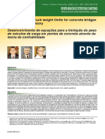 Desenvolvimento de Equações Para a Limitação Do Peso de Veículos de Carga Em Pontes de Concreto Através Da Teoria de Confiabilidade