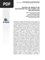 Sistema de Medição de Desempenho Em Uma Fábrica de Pré-Moldados