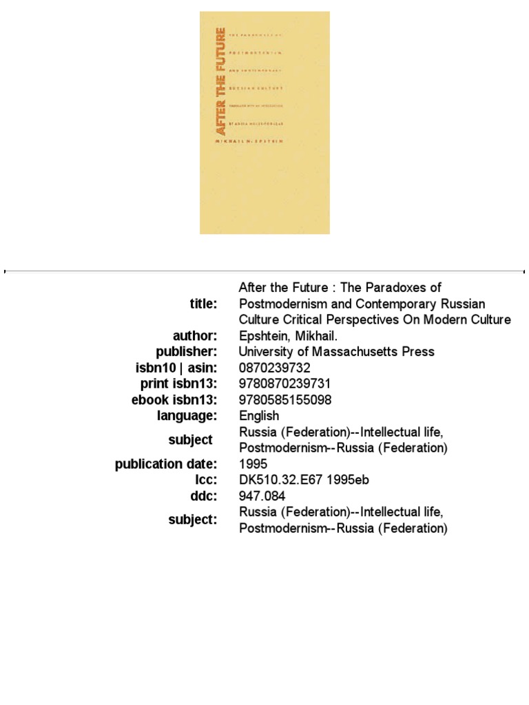 Epstein Book societal impact