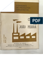 Banco Do Nordesde. Consumo de Produtos Indistriais. João Pesso