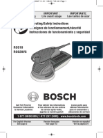 Bosch Sander Manual