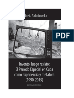 Elzbieta Sklodowska. Cover Book. Invento Luego Resisto: El Periodo Especial en Cuba