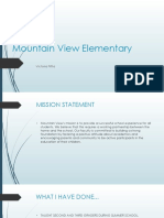 Mountain View Elementary Presentation