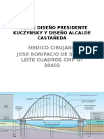 Puente Diseño Presidente Kuczynsky y Alcalde Castañeda