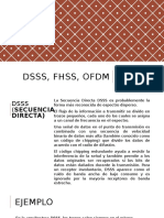 DSSS, FHSS, Ofdm