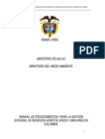 MANUAL DE PROCEDIMIENTOS PARA LA GESTIÓN INTEGRAL DE RESIDUOS HOSPITALARIOS Y SIMILARES EN COLOMBIA.pdf