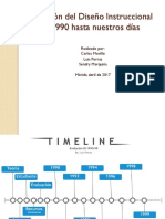 Evolución Del Diseño Instruccional Desde 1990-2017