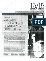 Valores Humanos Que Construyen Sociedad PDF