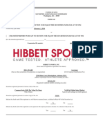 Hibbett Sports - FY14 10K