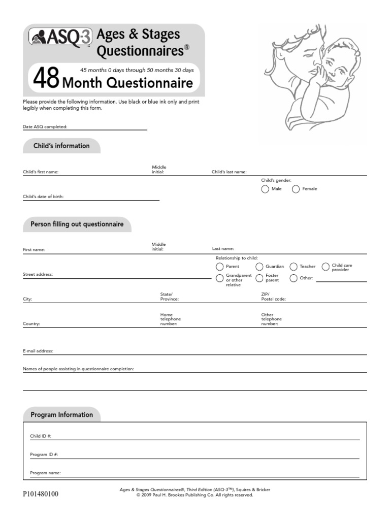 4 Year Questionnaire PDF | PDF | Hearing Loss | Questionnaire