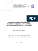 Análise Estrutural - Lajes Pré-Moldadas - Concreto Reciclado.pdf