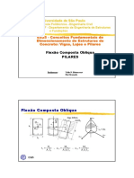 Estruturas de Concreto - Flexão Composta) Obliqua Pilares