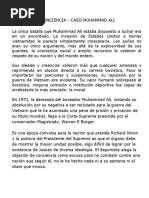 Objecion de Conciencia Caso Muhammad Ali