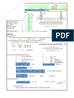 Masonry Wall Design at Horizontal Bending, Based On ACI 530-05 Input Data & Design Summary