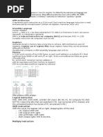 ARM Architecture: Logical Instruction