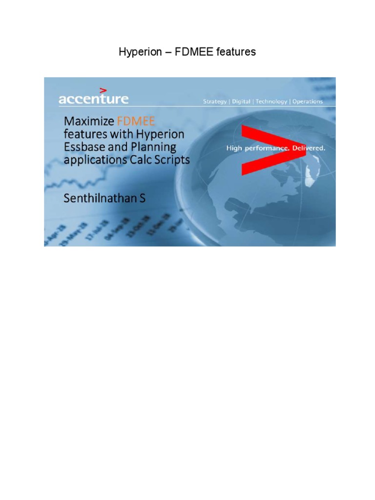FDMEE Integration with Essbase Calc Scripts | PDF | Scope (Computer ...
