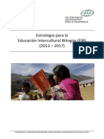 Estrategia Para La Educación Intercultural Bilingüe (EIB)