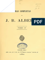 Alberdi Juan Bautista Obras Completas Vol IV