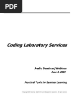 Download Coding for Lab Svcs by Tintin SN34421715 doc pdf