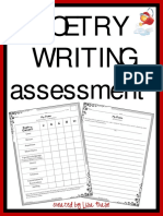 Poetry Writing Assessment: Created by Lisa Frase