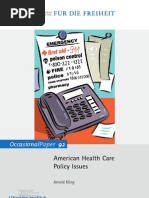 Download American Health Care Policy Issues by Liberales Institut SN34421826 doc pdf