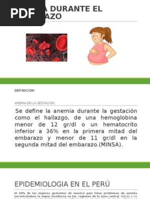 Anemia 1pptx ácido Fólico Embarazo