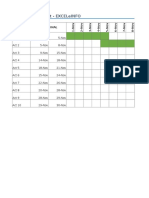 Diagrama de Gantt - Exceleinfo: Actividad Inicio Final