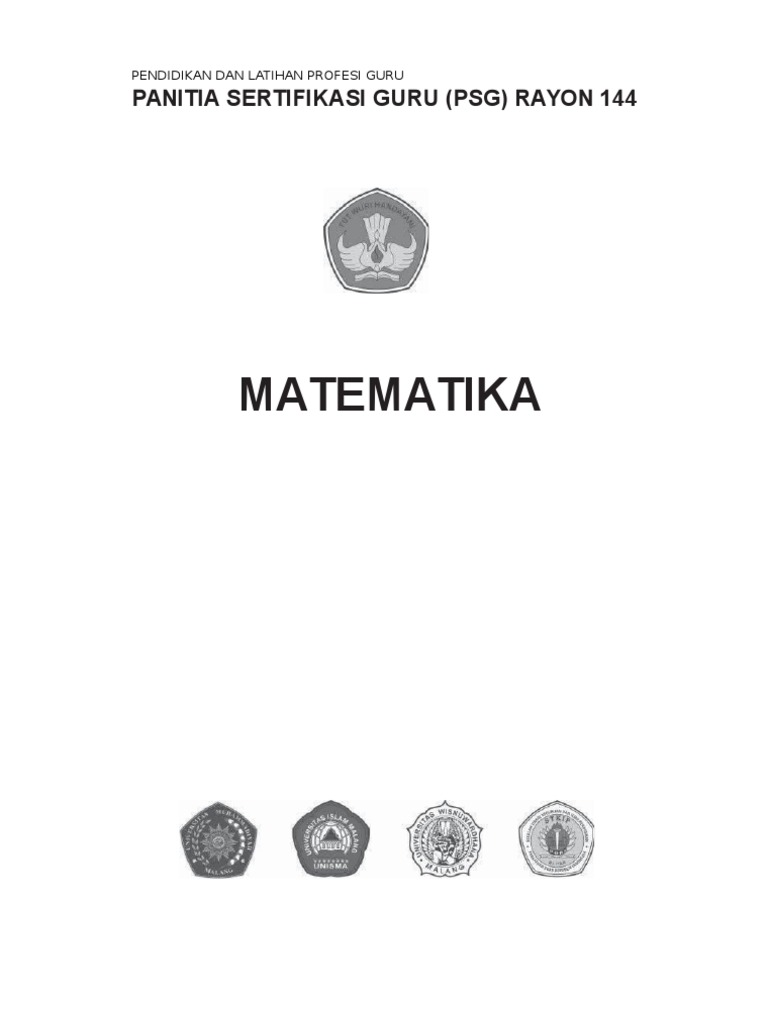 PDF PLPG Matematika Fiks