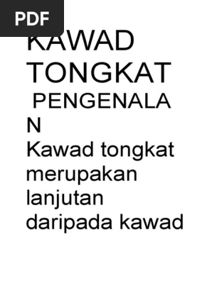 Kawad Tongkat Pdf