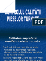 Controlul Pieselor Turnate