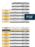 Calendario de Actividades 2017 - 1